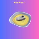 Poached Basil-Butter Sturgeon