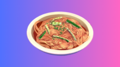 Veggie Pasta - Dreamlight Valley Meals